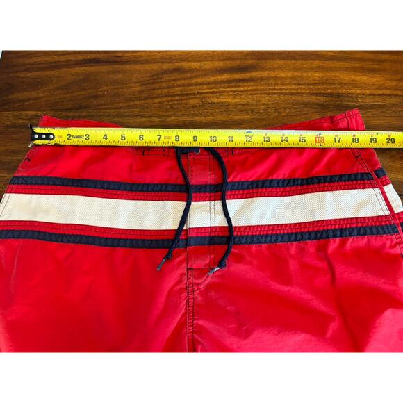 Vintage Polo Sport Ralph Lauren Swim Trunks Size XL Elastic Stretched Out - Picture 5 of 7